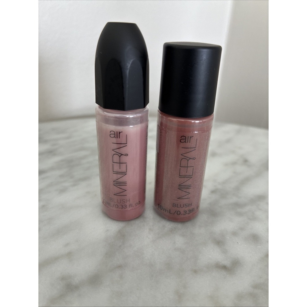 2 MINERALair Blush 0.33 oz. ROSE PETAL  And HIBISCUS. Airbrush Makeup